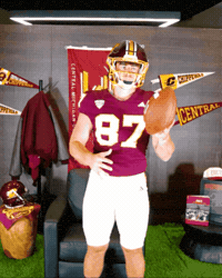 Cmu Spillers GIF by Central Michigan Football