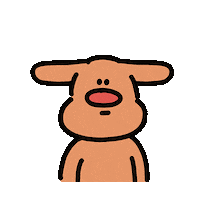 leewalee dog ab 강아지 bico Sticker
