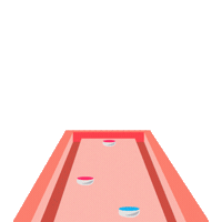 Shuffleboard Pink Shark Sticker by HertsSU