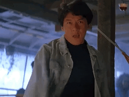Jackie Chan Reaction GIF by Warner Archive