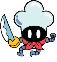 Studio_Pizza videogame pranzo monsterchef monster chef Sticker