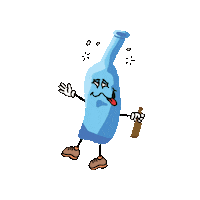 Drunk Beer Sticker