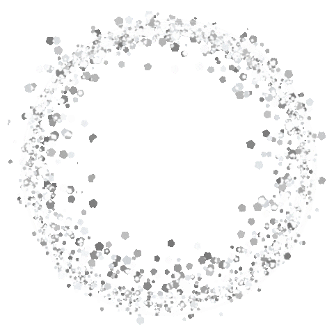 Glitter Circle Sticker