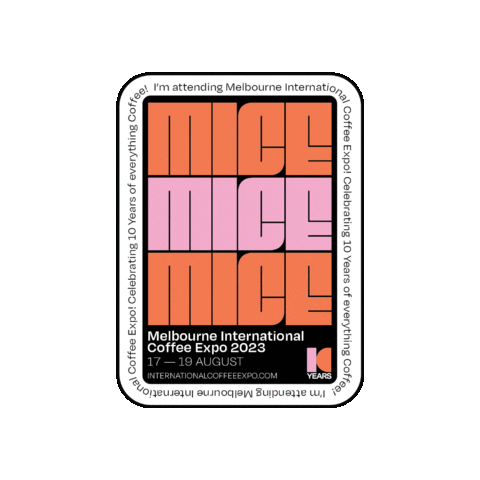 InternationalCoffeeExpo giphygifmaker food coffee drink Sticker