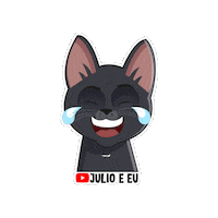julioeeu cat smile kitten gato Sticker