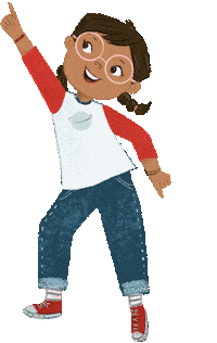 Jenna Bush Hager Dancing Sticker by Little, Brown Young Readers