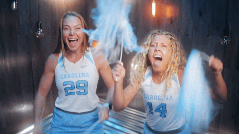 Yell University Of North Carolina GIF by UNC Tar Heels