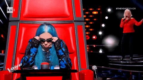 The Voice Sunglasses GIF by The Voice of Italy