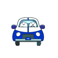 Unb Waze Carpool Sticker by Vai de Carona
