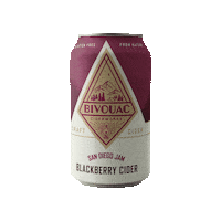 San Diego Craft Cider Sticker by Bivouac Cider