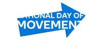 Dayofmovement Sticker by MovementForHealth