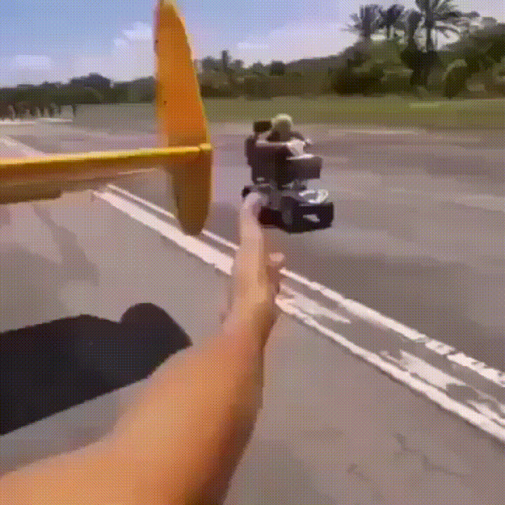 plane scooter GIF
