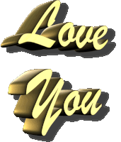 Love You Text Sticker