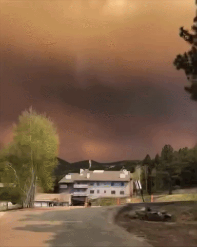 Wildfire Smoke Darkens Sky Over New Mexico