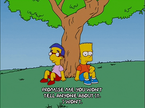 bart simpson friends GIF