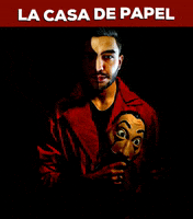La Casa De Papel Mask GIF by sepulchral