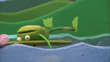 Lounging frog