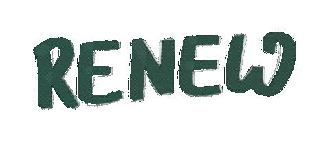Renew Sticker by Volker Lang