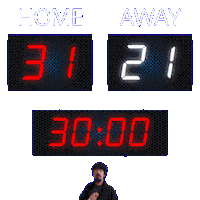 21 Away Sticker