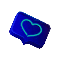 Heart Sticker by Ludmila Rabelo
