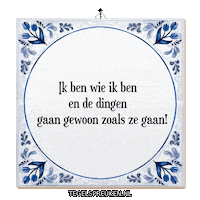 Flow Nl Sticker by Tegelspreuken.nl