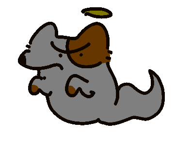 Angry Ghost Sticker