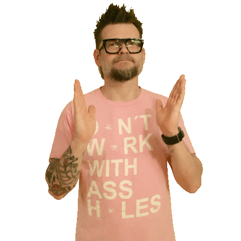 jkinski giphyupload reaction clap congrats Sticker