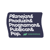 Programar Social Media Sticker by Pop Comunicação