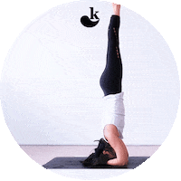 karmayoga yoga karma do good half moon Sticker