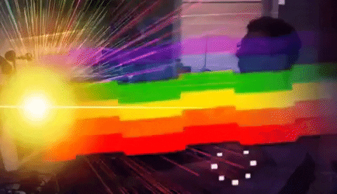 Rainbow Burst GIF by alexibexi