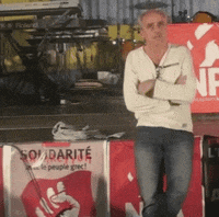 philippe poutou ennui GIF by franceinfo