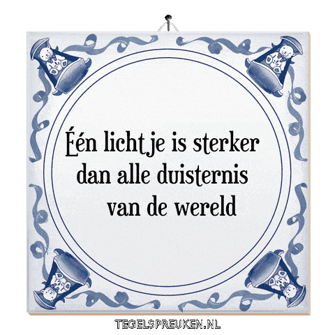 Hoop Spreuk Sticker by Tegelspreuken.nl