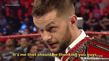 finn balor thanking you GIF by WWE