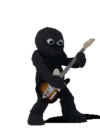 GuruNiaki dance guitar puppet antwerp Sticker