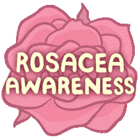 talontedlex red face rosacea skin positivity real skin Sticker
