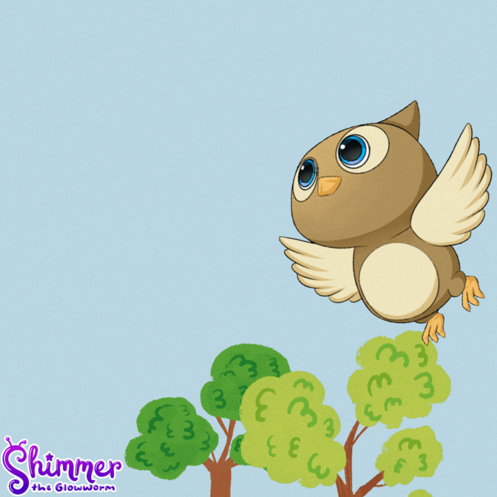 Flying Free Spirit GIF by ShimmertheGlowworm