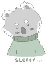 Sleep Koala Sticker