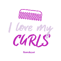 Afro Hair Curls Sticker by Flora & Curl
