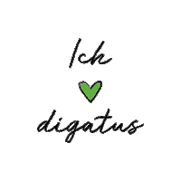 digatus digatus digatusde lovedigatus Sticker