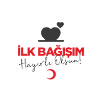 donate hilal Sticker by Turk Kizilay