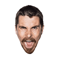serious batman STICKER by imoji