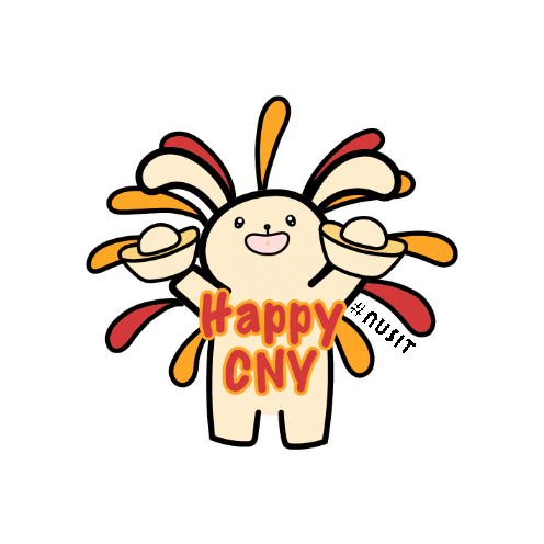恭喜发财 Year Of The Rabbit Sticker by NUS Information Technology
