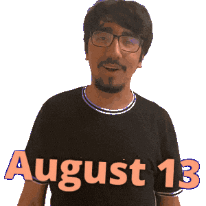 August Sticker