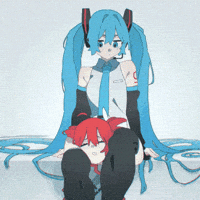 Hatsune Miku Kasane Teto GIF