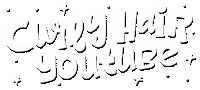 Youtube Curly Hair Sticker by Bizzybcrafts