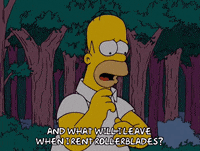homer simpson rent GIF