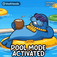 Summer Swimming GIF by VeeFriends
