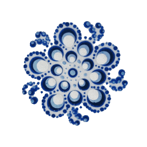 Wave Dots Sticker by Julia from DotsDesign