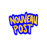 New Post Glow Sticker