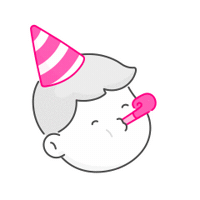 Happy Birthday Party Sticker by Lemonade